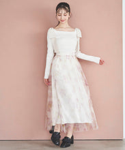 画像をギャラリービューアに読み込む, フラワープリントチュールスカート/TT517203