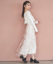 画像をギャラリービューアに読み込む, フラワープリントチュールスカート/TT517203