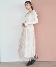 画像をギャラリービューアに読み込む, フラワープリントチュールスカート/TT517203