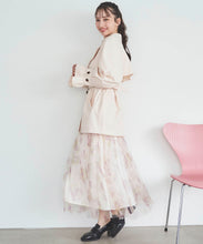 画像をギャラリービューアに読み込む, フラワープリントチュールスカート/TT517203