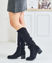 画像をギャラリービューアに読み込む, スエードルーズフィットロングブーツ/57508