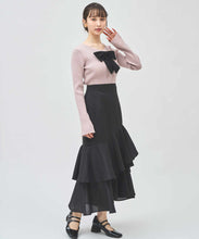 画像をギャラリービューアに読み込む, 取り外し配色リボンカーデトップス/TT518312