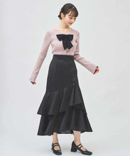 画像をギャラリービューアに読み込む, 取り外し配色リボンカーデトップス/TT518312