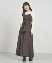 画像をギャラリービューアに読み込む, 【予約販売/11月中旬発売予定】【一部店舗限定アイテム】ストライプリボンキャミワンピース/TT557402