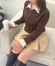 画像をギャラリービューアに読み込む, 【再入荷】【一部店舗限定】 レイヤード衿付きニット/TT558301