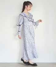 画像をギャラリービューアに読み込む, フラワープリントフリルワンピース/TT517404