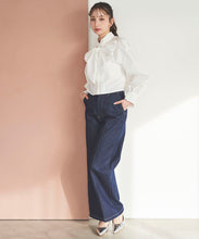 画像をギャラリービューアに読み込む, フロントタッククロップドボウタイシャツ/TT518103