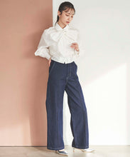 画像をギャラリービューアに読み込む, フロントタッククロップドボウタイシャツ/TT518103