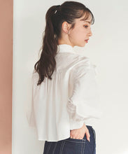 画像をギャラリービューアに読み込む, フロントタッククロップドボウタイシャツ/TT518103