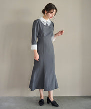 画像をギャラリービューアに読み込む, カフス付きマーメイドワンピース/TT537411