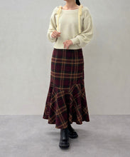 画像をギャラリービューアに読み込む, ベロア肩リボンふわふわニット/TT548318