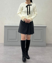 画像をギャラリービューアに読み込む, 【予約販売/12月上旬発売予定】ケーブルリボンカーディガン/TT548408