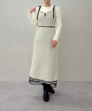画像をギャラリービューアに読み込む, 【予約販売/11月中旬発売予定】ツイードレーストリミングジャンスカ/TT547417