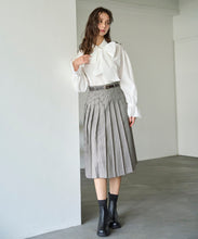 画像をギャラリービューアに読み込む, ベルト付きミディプリーツスカート/TT537210