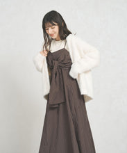 画像をギャラリービューアに読み込む, 【予約販売/11月中旬発売予定】【一部店舗限定アイテム】ストライプリボンキャミワンピース/TT557402