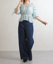 画像をギャラリービューアに読み込む, シャーリングフリルブラウス/TT628103