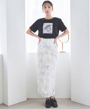 画像をギャラリービューアに読み込む, フラワードットチュールタイトスカート/TT517206