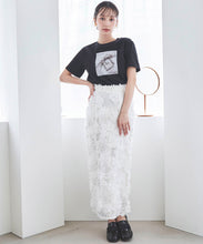 画像をギャラリービューアに読み込む, フラワードットチュールタイトスカート/TT517206