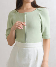 画像をギャラリービューアに読み込む, ホルターネックジップニット/TT628306