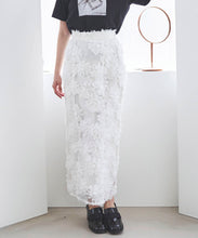 画像をギャラリービューアに読み込む, フラワードットチュールタイトスカート/TT517206