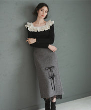 画像をギャラリービューアに読み込む, 【再入荷】フリルカラーニット/TT538311