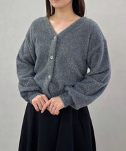 画像をギャラリービューアに読み込む, Vネックシャギーカーディガン/TT548402
