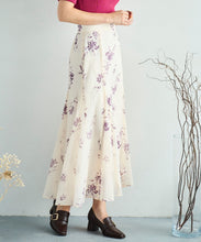 画像をギャラリービューアに読み込む, フラワー柄シアースカート/TT537203