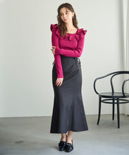 画像をギャラリービューアに読み込む, 【再入荷】フリルカラーニット/TT538311