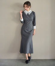 画像をギャラリービューアに読み込む, カフス付きマーメイドワンピース/TT537411