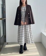 画像をギャラリービューアに読み込む, 【一部店舗限定】 2wayオフショルチェックフレアワンピース/MM557410