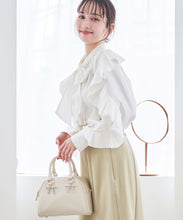 画像をギャラリービューアに読み込む, フリルスリーブボウタイブラウス/TT518101