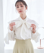 画像をギャラリービューアに読み込む, フリルスリーブボウタイブラウス/TT518101