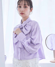 画像をギャラリービューアに読み込む, フロントタッククロップドボウタイシャツ/TT518103