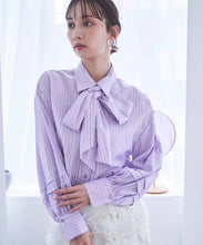 画像をギャラリービューアに読み込む, フロントタッククロップドボウタイシャツ/TT518103