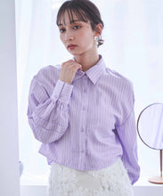 画像をギャラリービューアに読み込む, フロントタッククロップドボウタイシャツ/TT518103