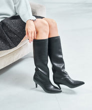 画像をギャラリービューアに読み込む, ポインテッドトゥヒールロングブーツ/57503
