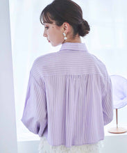 画像をギャラリービューアに読み込む, フロントタッククロップドボウタイシャツ/TT518103