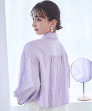 画像をギャラリービューアに読み込む, フロントタッククロップドボウタイシャツ/TT518103