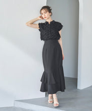 画像をギャラリービューアに読み込む, 襟付きフリンジチュールブラウス/TT518113