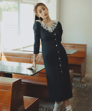 画像をギャラリービューアに読み込む, レースフリルワンピース/TT547405