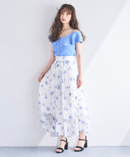 画像をギャラリービューアに読み込む, 花柄シアーフレアスカート/TT517222