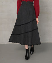 画像をギャラリービューアに読み込む, フリンジAラインスカート/MM447218