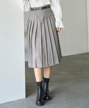 画像をギャラリービューアに読み込む, ベルト付きミディプリーツスカート/TT537210