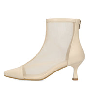 画像をギャラリービューアに読み込む, チュールヒールブーツ/51105