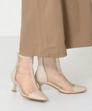 画像をギャラリービューアに読み込む, チュールヒールブーツ/51105