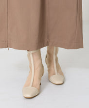 画像をギャラリービューアに読み込む, チュールヒールブーツ/51105