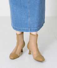 画像をギャラリービューアに読み込む, チュールヒールブーツ/51105