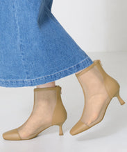 画像をギャラリービューアに読み込む, チュールヒールブーツ/51105