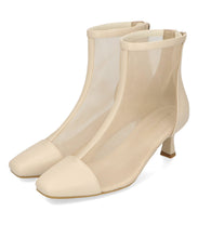 画像をギャラリービューアに読み込む, チュールヒールブーツ/51105