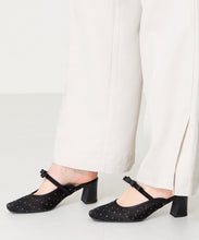 画像をギャラリービューアに読み込む, リボンベルトラインストーンシアーミュール/51124